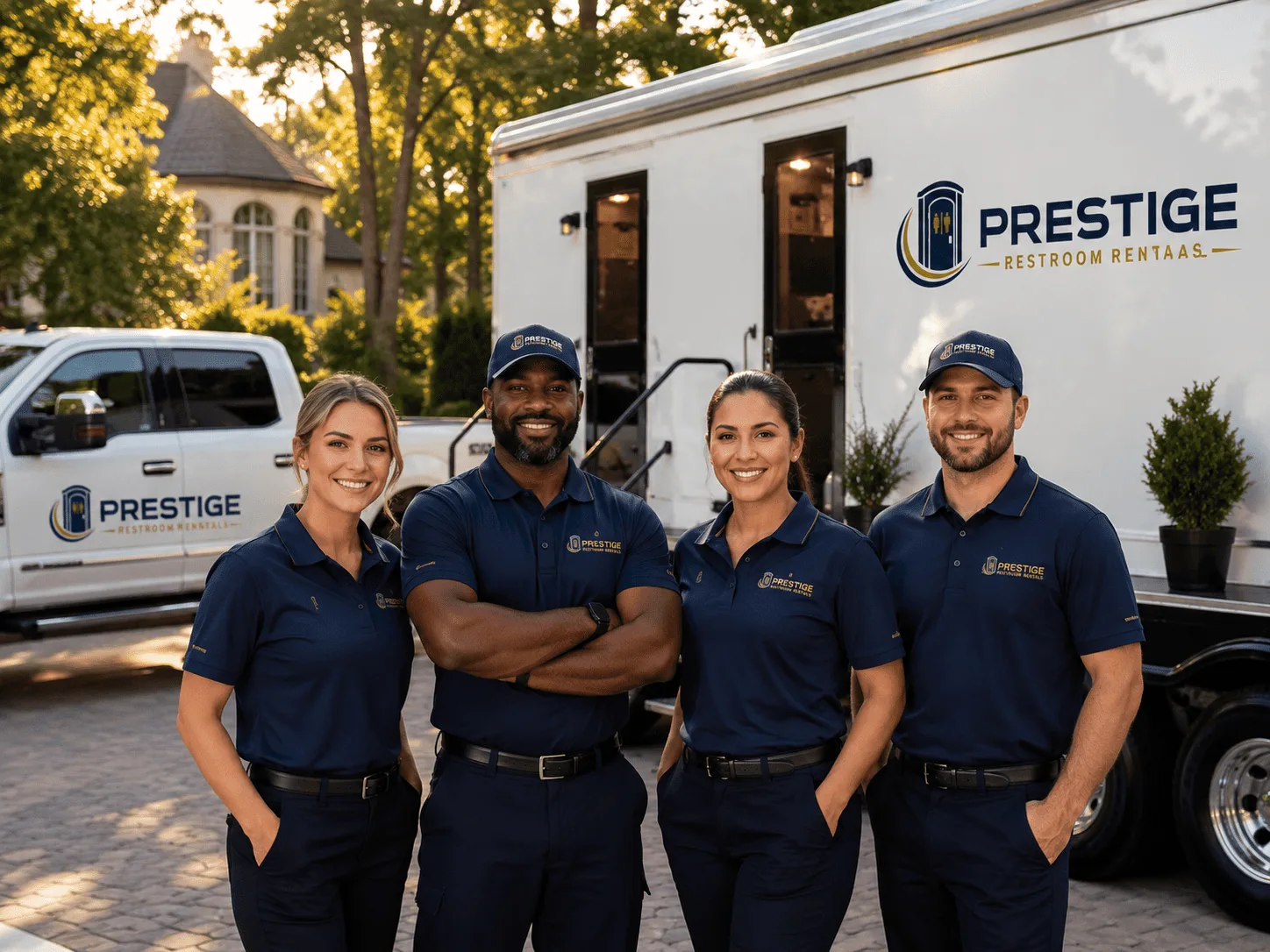 Trusted Luxury Portable Restrooms company in Holland, TX